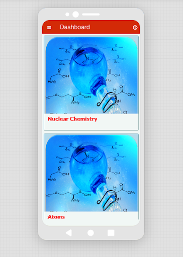 Android application Learn Chemistry screenshort