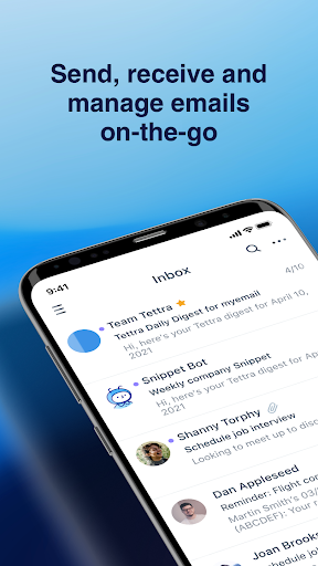 Android application DynaMail screenshort