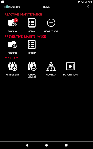ASFM Technician App Screen 3