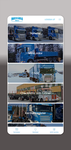 Android application Enerstedts Åkeri AB screenshort