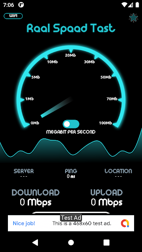 Real Internet Speed Test Screen 2