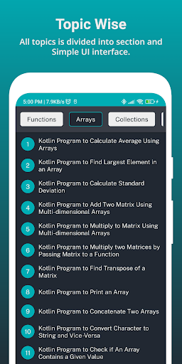Kotlin Programs Screen 3