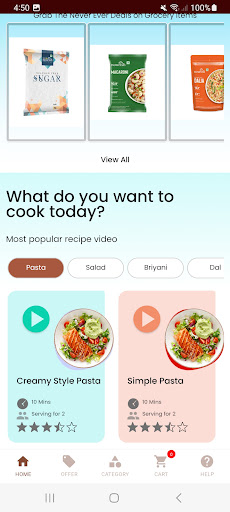 Nourish Store Screen 3