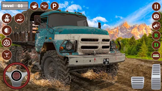 米国のトラックシミュレータートラックゲーム