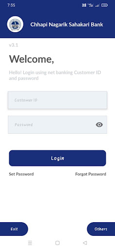 Android application Chhapi Nagarik Sahakari Bank screenshort