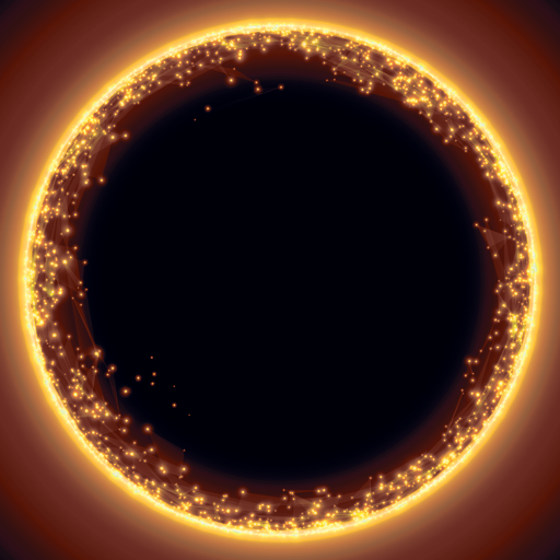 Virus hole 3d logo