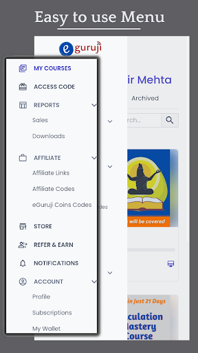 eGuruji Learning App Screen 2