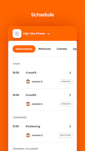High Vibe Fitness Screen 3