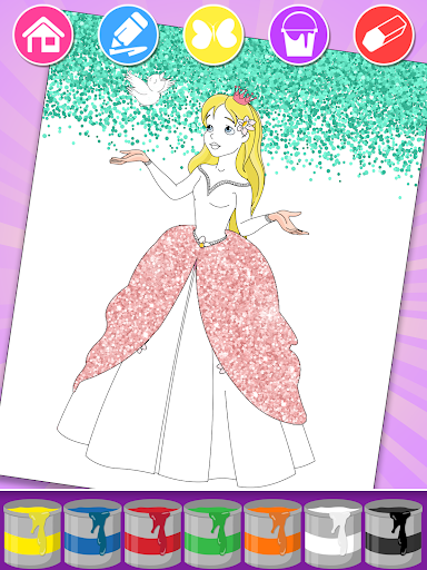 Screenshot of Princess Coloring Book & Games