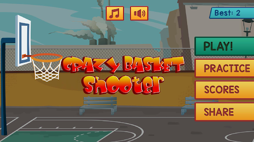 Crazy Basket Shooter Screen 2