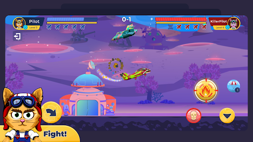 Android application Combat planes: online battle screenshort