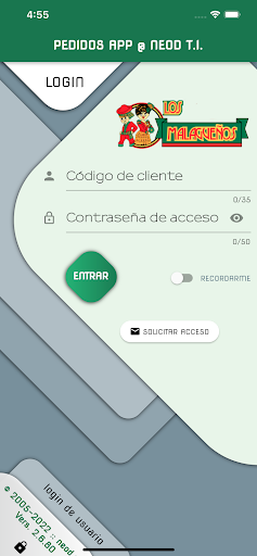Android application Los Malagueños APP screenshort