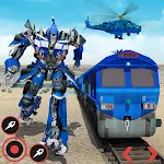 Cover Image of Download Real Train Robot Transformation: Robot Car Games 1.0.9 APK
