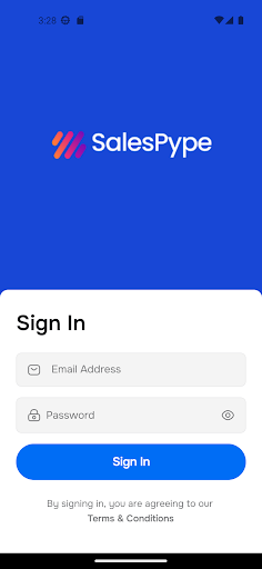 Android application SalesPype screenshort
