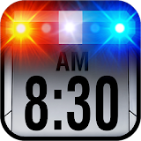 Police Car Alarm Clock icon