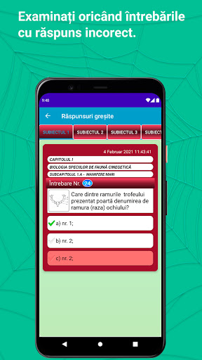 Chestionare examen de vânător Screen 3