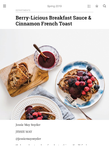 Food and Travel Magazine