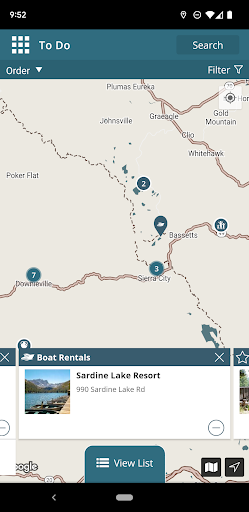 Screenshot of Visit Sierra County CA