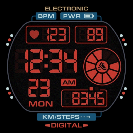 SH001 Watch Face, WearOS watch screenshot 14