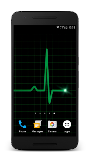 Android application Сardiogram Live Wallpaper screenshort