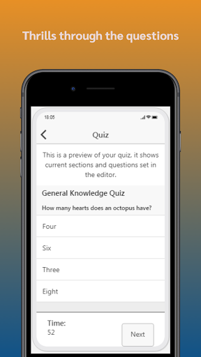 General Knowledge : Quiz Test Screen 3