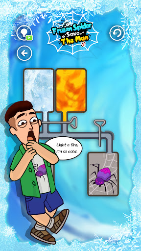Android application Frozen Spider:Save the man screenshort