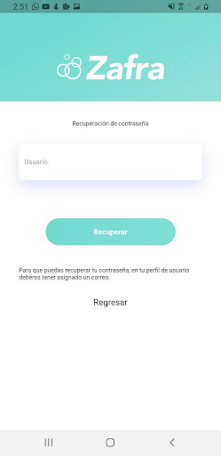 Zafra Facturación Screen 2