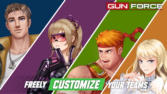 Gun Force MOD APK :Action Shooting (Attack Multiplier/God Mode) 3