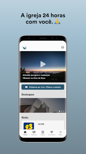 Android application Comunhão Cristã Ágape screenshort