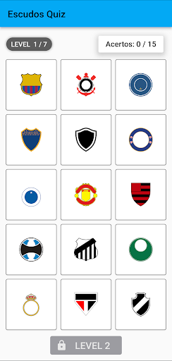 Android application Escudos Quiz - Adivinhe o time screenshort