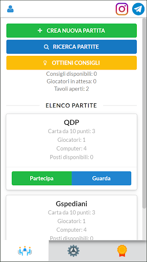 Android application Briscola Chiamata screenshort