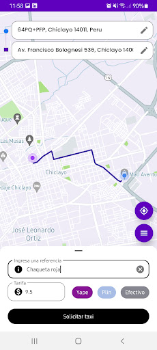 Chapa tu taxi pasajero Screen 3