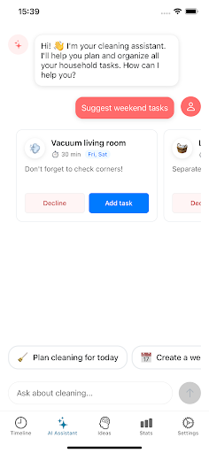 Shiny: House Cleaning Schedule screenshot 2