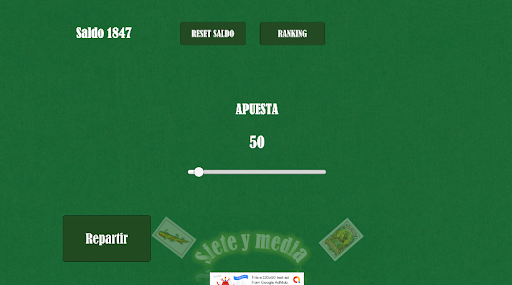 Siete y Media Screen 3
