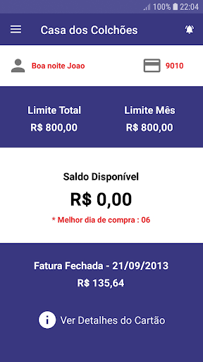 Cartão Casa dos Colchões Screen 3