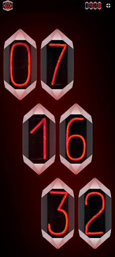Dark Crystal Night Clock Red Screen 2