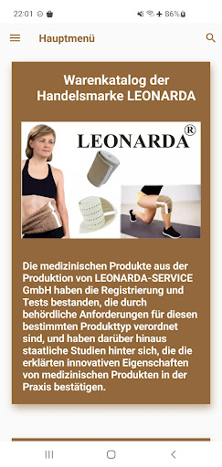 Android application Leonarda Marktplatz screenshort