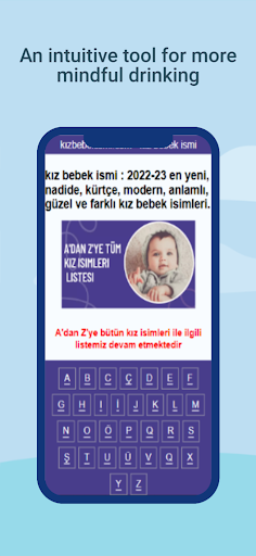 Android application kız bebek ismi screenshort