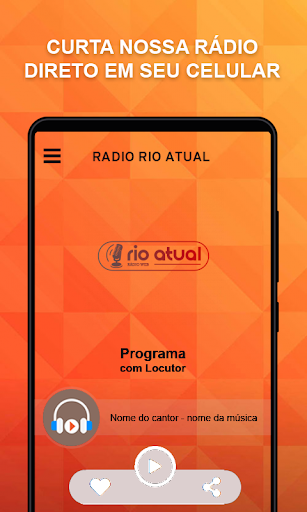 Android application Radio Rio Atual screenshort