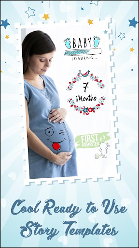 Android application Baby Photo Frame - Baby Story screenshort