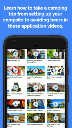 Camping Guide Screen 2