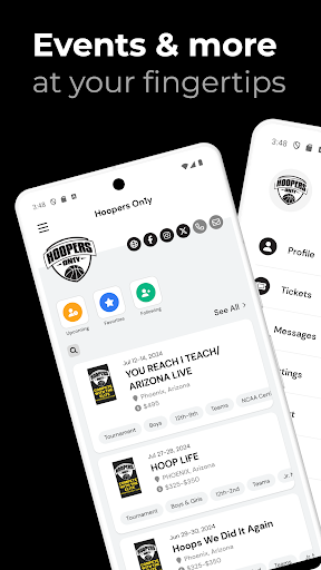 Android application Hoopers On1y screenshort