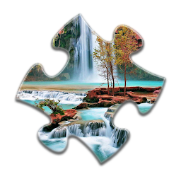 「滝のジグソーパズル」のアイコン画像