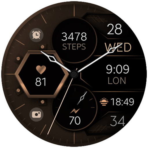Dream 129 Bronze watch face logo