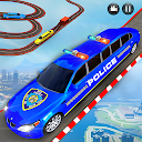 US Police Limo Ramp Car Stunts: Police Car Games