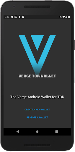 Android application Verge Tor Wallet for Android screenshort