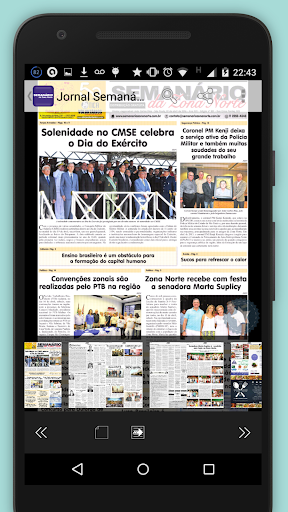 Jornal Semanário da Zona Norte Screen 3