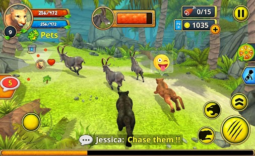 Puma Family Sim Online Screenshot