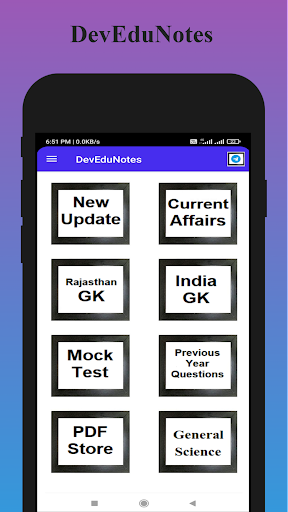 Android application DevEduNotes screenshort