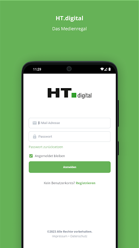 Android application HT-digital - Medienregal screenshort